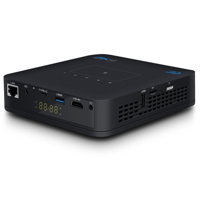 300 Lumen HDMI gaben elektrischen Fokus Android 9,0 BTs 4,2 Projektor DLPs intelligente ein