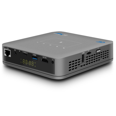 300 Lumen HDMI gaben elektrischen Fokus Android 9,0 BTs 4,2 Projektor DLPs intelligente ein