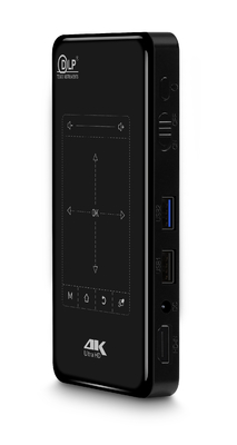 Taschen-Projektor-Mini Portable DLP-Projektor IR-Steuer-DLPs 4K, der Play-back 3D decodiert