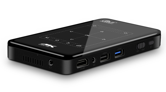 Taschen-Projektor-Mini Portable DLP-Projektor IR-Steuer-DLPs 4K, der Play-back 3D decodiert