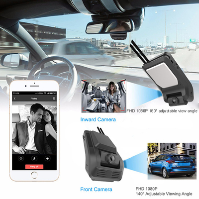 Leichtes 4G WiFi Dashcam mit in G-Sensoren 2,7 Zoll LCD-Schleifen-Aufnahme errichtet