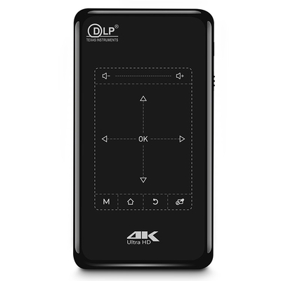 DLP Smart Mini-Projektor, 20.000 Stunden Lampenlebensdauer mit ROHS-Zertifizierung