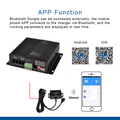 DC-DC-Batterieladegerät 12 V-12 V, 30 A, unterstützt Bluetooth, automatisches Smart-Ladegerät