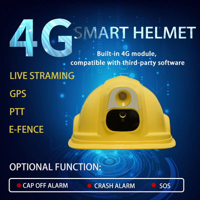 Schutzhelm-Kamera-Unterstützung 4G 3G WIFI GPS und Bluetooth Android 1080P Prosonal