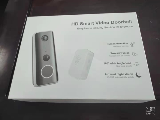 Nachtsicht WIFI-Videotürklingel 4 - Dauer-Wolke der Batterie-6months/Mikro-Sd-Kartenspeicher