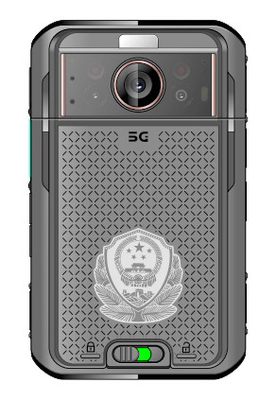 5G NR/SA Thermal Imaging Body Camera 4K HD 3500mah Doppelbatterie EIS 4G 64GB 3,1 Zoll LCD