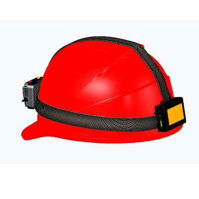 4G-LED-Hardhat-Kamera Live-Streaming PTT-GPS-Tracking für Eisenbahnbergbaustelle