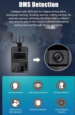 Sos App Control 4G Dashcam und GPS ADAS/DSM/BSD/PCW 4G Mobilbildgerät
