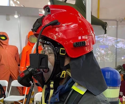 4G Live-Video Feuerwehrmann Wärmekamera Robuste hohe Schutz Körper Helm Kamera Wasserdicht Feuerdicht