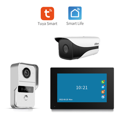 166° Blickwinkel All Schwarz/Silber WIFI Video Türglocke 8 Monat Stand von H.264 codiertes Format