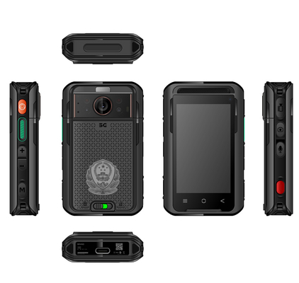 5G NR/SA Thermal Imaging Body Camera 4K HD 3500mah Doppelbatterie EIS 4G 64GB 3,1 Zoll LCD