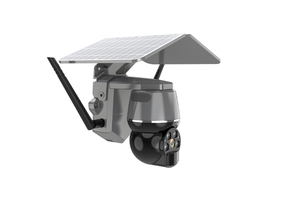 4G Solar CCTV Kamera Hi3518E SoC Lautsprecher Weitblick Winkel 120 Grad