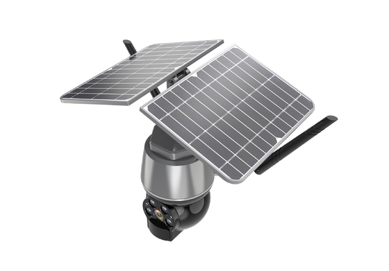 4G Solar CCTV Kamera Hi3518E SoC Lautsprecher Weitblick Winkel 120 Grad
