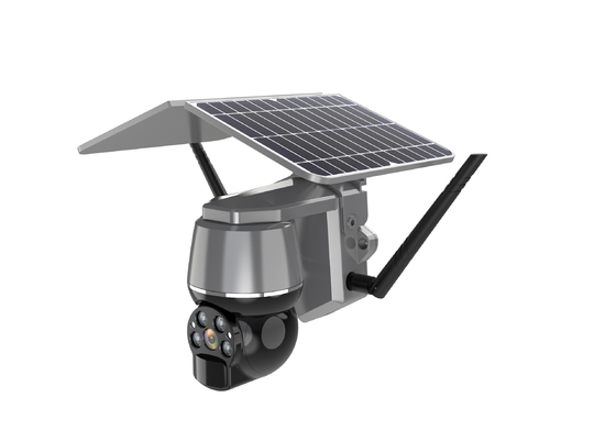 4G Solar CCTV Kamera Hi3518E SoC Lautsprecher Weitblick Winkel 120 Grad