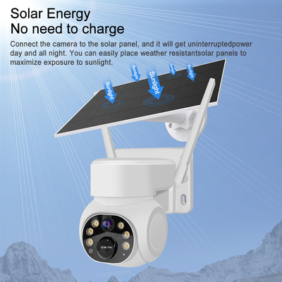 IR Night Vision 4G Wi-Fi-Sicherheitskamera mit Speicherunterstützung bis zu 128 GB TF-Karte und Cloud-Speicher