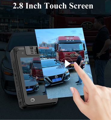 KI Gesichtserkennung Polizei Körperkameras 2 Way Talk Nachtsicht Android-System