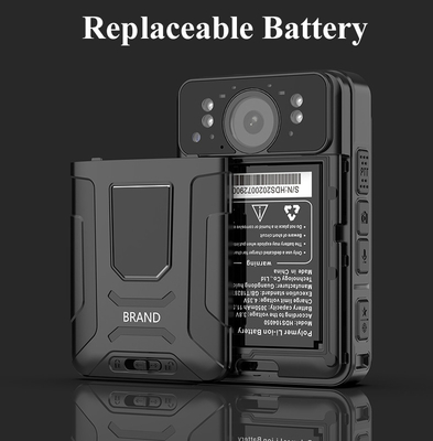 4G LTE KI Gesichtserkennung Bodycam Menschliche Kamera SOS Alarm 2 Way Talk
