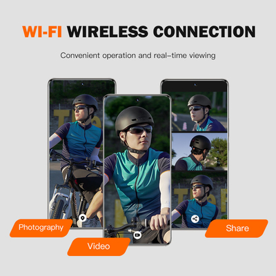 720P Sicherheitshelmkamera mit IP67 Wasserdicht und Betriebstemperaturen bis 70 Grad C