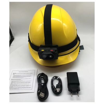 LED-Lampe Hardhat Sicherheitskamera mit 120° Weitwinkel und Laserunterstützte Fotografie