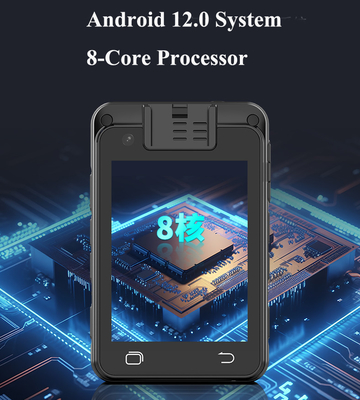 4G Ultra Definition 1080P30fps Android 12.0 Körperkamera mit Bluetooth 5.0 GPS