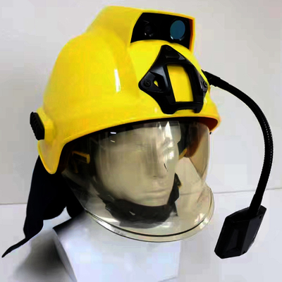 802.11b/g Protokoll Feuerwehrmann Rettungshelm Wärmebildsensor mit 64GB TF-Karte und Speicherkapazität