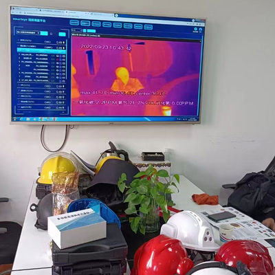 Feuerwehr- und Rettungshelmschutzkamera mit Wärmebildsensor