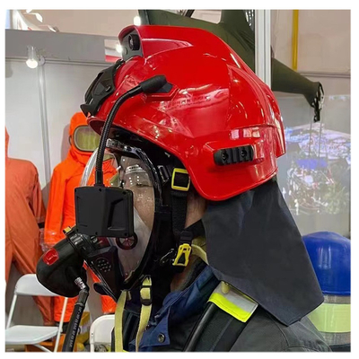 4G-Rettungshelm für Feuerwehrleute Integrierter Wärmebildsensor mit Live-Streaming 2 Way Talk
