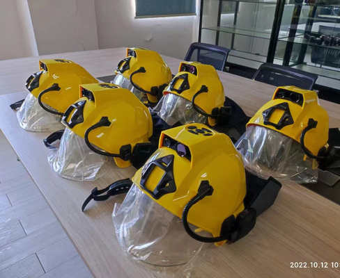 4G-Rettungshelm für Feuerwehrleute Integrierter Wärmebildsensor mit Live-Streaming 2 Way Talk