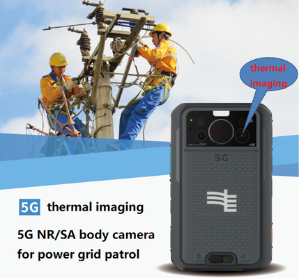 Austauschbare 8000 mAh Batterie 5G Körperkamera mit 13MP Rückkamera und Gyroskop-Sensor