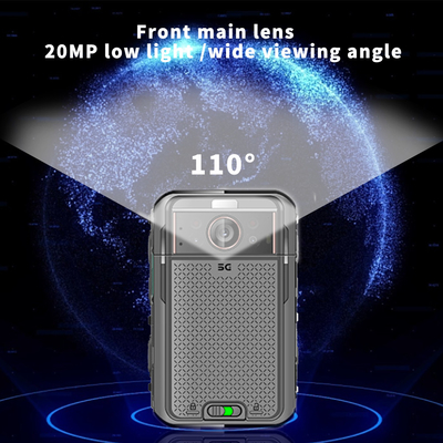 5G 13MP Android 10 Polizei-Körperkamera mit 2G+16G-Speicher und optionale NFC