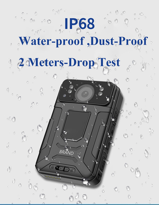 4G wasserdichte IP67-Klassifizierte Polizeikameras mit GPS-Tracking 1080p Mini-Kamera