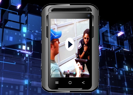 5G 13MP IP68 Wasserdichte Polizeikamera mit 110-Grad-Winkellinse und WiFi-Hotspot