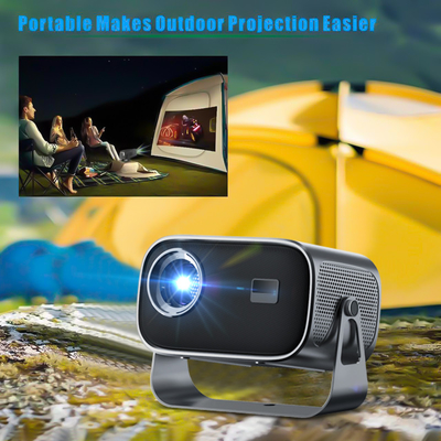 BT 5.0 Bluetooth Mini Portable Projektor mit Mehrwinkel Anpassung Keystone Korrektur und LED-Lichtquelle Display Chip