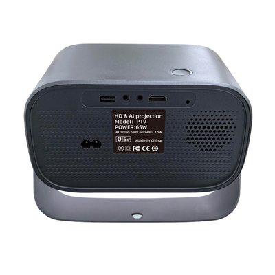 Mini-Portable Projektor mit WiFi6 2.4G/5G 802.11a/b/g/n/ac/ax GPU ARM Mali-450 MP2 GPU 720P LCD Projektionstechnologie