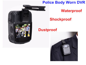 Dauerhaftes schwarzes Quadrat-Schirm ABS Material Mini Body Worn Video Cameras LCD