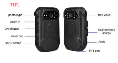 Einzelne/Erreichbarkeits-Polizei-abgenutzter Kameras 5,0 Parlamentarier CMOS-Sensor P 1080