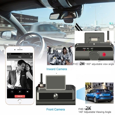 4G Dashboard Dual Camera AI ADAS DMS Fahrer Gesichtserkennung mit H.264/H.265 Video Komprimierung