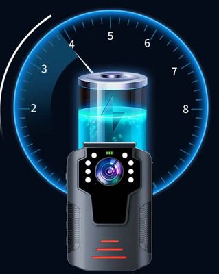 Capable Of Continuous Recording Body Worn Camera with Microphone and 140 Degree Wide Angle Battery Capacity
