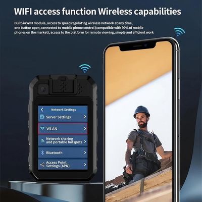 2K-Polizei-Körperkamera mit Android 12-System und H.265/H.264-Codierung für hochwertige Videoaufnahmen