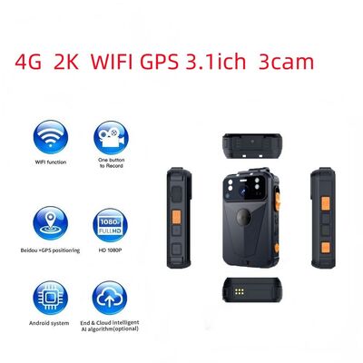 4G WLAN Live Stream GPS Tracking Körperkamera PTT Intercom