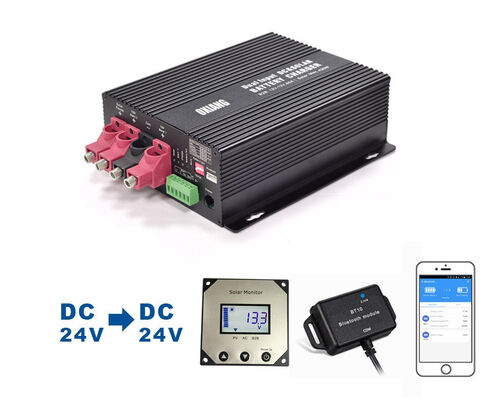 2026 Neuer 24V-24V B2B 50A MPPT 30A Dual-Input Gleichstrom- und Solarbatterielader