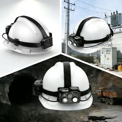 4G WLAN Onvif Rtsp Live-Video-Helm-Kamera LED-Lampe mit VMS