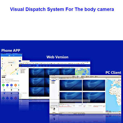 4G Body Camera LTE Rtsp Local IP B28 Frequency AES Encryption