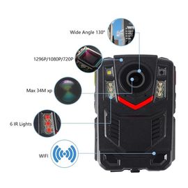 Speicher GPS-Videokamera-tragbare Polizei-abgenutzter Kamera-Unterstützungs-WIFIS GPS 128G