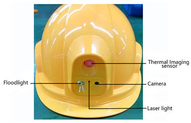 thermischer Selbsttemperatur-Infrarotsturzhelm der intelligenten Temperatur-4G