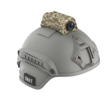 Verschüttete militärische taktische Schutzhelm-Kamera-Doppel-Linse H.265 HDMI imprägniern