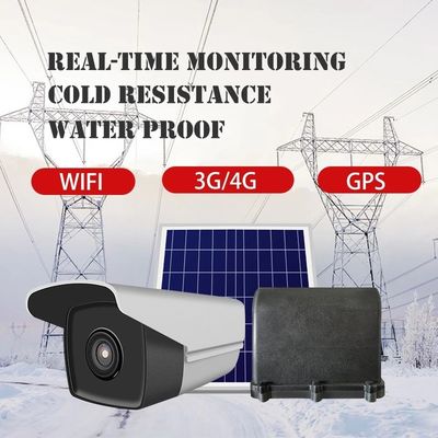 Gitter-Turm-intelligentes Überwachungskamera-Solarsystem 4G LTE 18000 Milliamperestunde langes Leben Funktion
