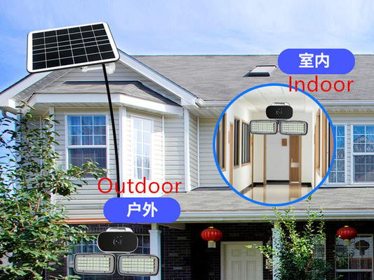 LED-Licht IP66 3.6MM Solarbatterie-Kamera Linsen-12000MAH 4G