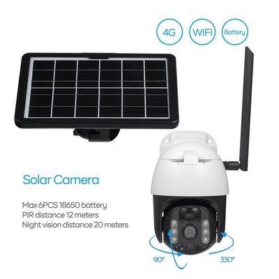 Solarkamera-im Freien wasserdichte Kamera IP66 des Sicherheitssystem-4G für Hinterhof