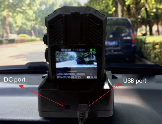 Polizeieinrichtungs-Kamera 1080P QHD errichtet im Rekordvideo-audiobild 32GB